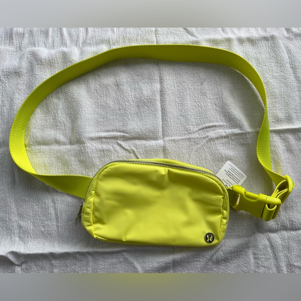 Brand New: Lululemon Athletica Neon Yellow Belt Bag